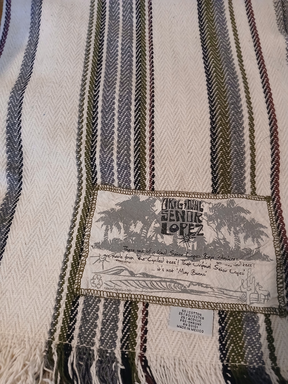 Original Senor Lopez Throw Blanket